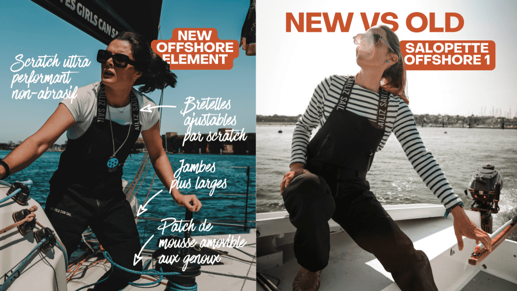 SALOPETTE SAILIZ VOILE OFFSHORE