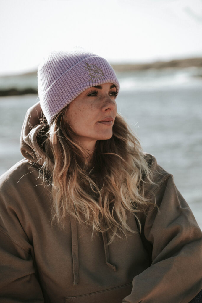 Bonnet lila sailiz